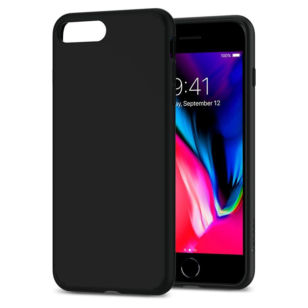 iPhone 8 Plus Case, Genuine SPIGEN Liquid Crystal Slim Soft Cover for Apple