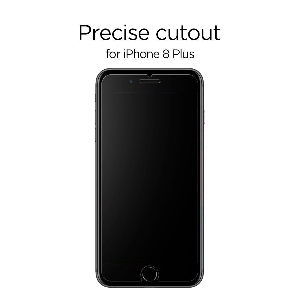 iPhone 8 Screen Protector, Genuine SPIGEN GLAS.tR Slim 9H Tempered Glass 2PCS