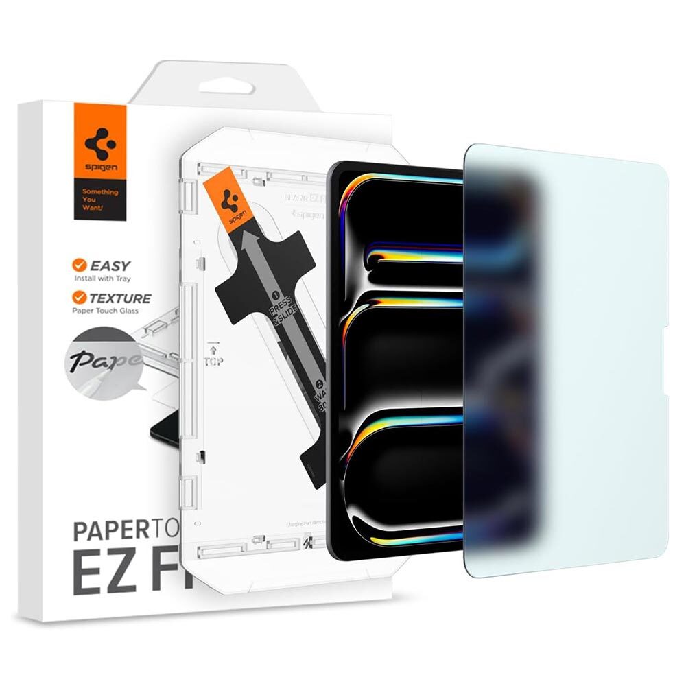 SPIGEN Paper Touch EZ Fit Flim Screen Protector for iPad Pro 11 2024 5th Gen