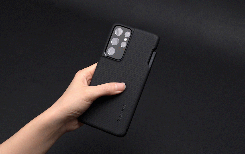 For Samsung Galaxy S21 Ultra Case SPIGEN Liquid Air S Pen Stylus