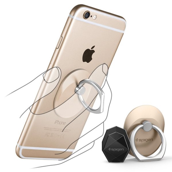 Genuine Spigen 360 Degree Style Ring Finger Holder Stand for iPhone