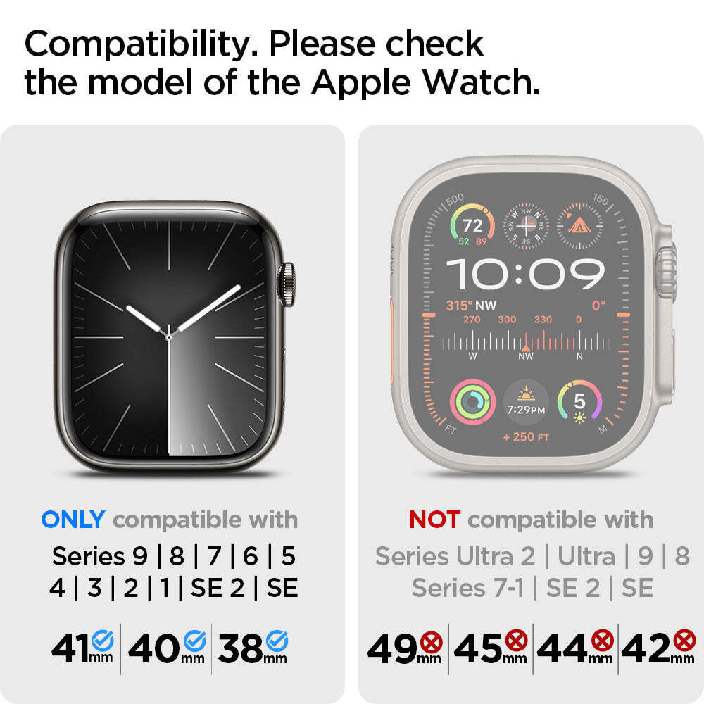 For Apple Watch Series 9 8 7 6 5 4 3 SE 38 40 41mm SPIGEN Retro Fit iWatch Band - Picture 14 of 36