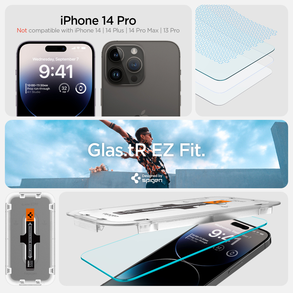 iPad Series Screen Protector EZ FIT GLAS.tR -  – Spigen Inc