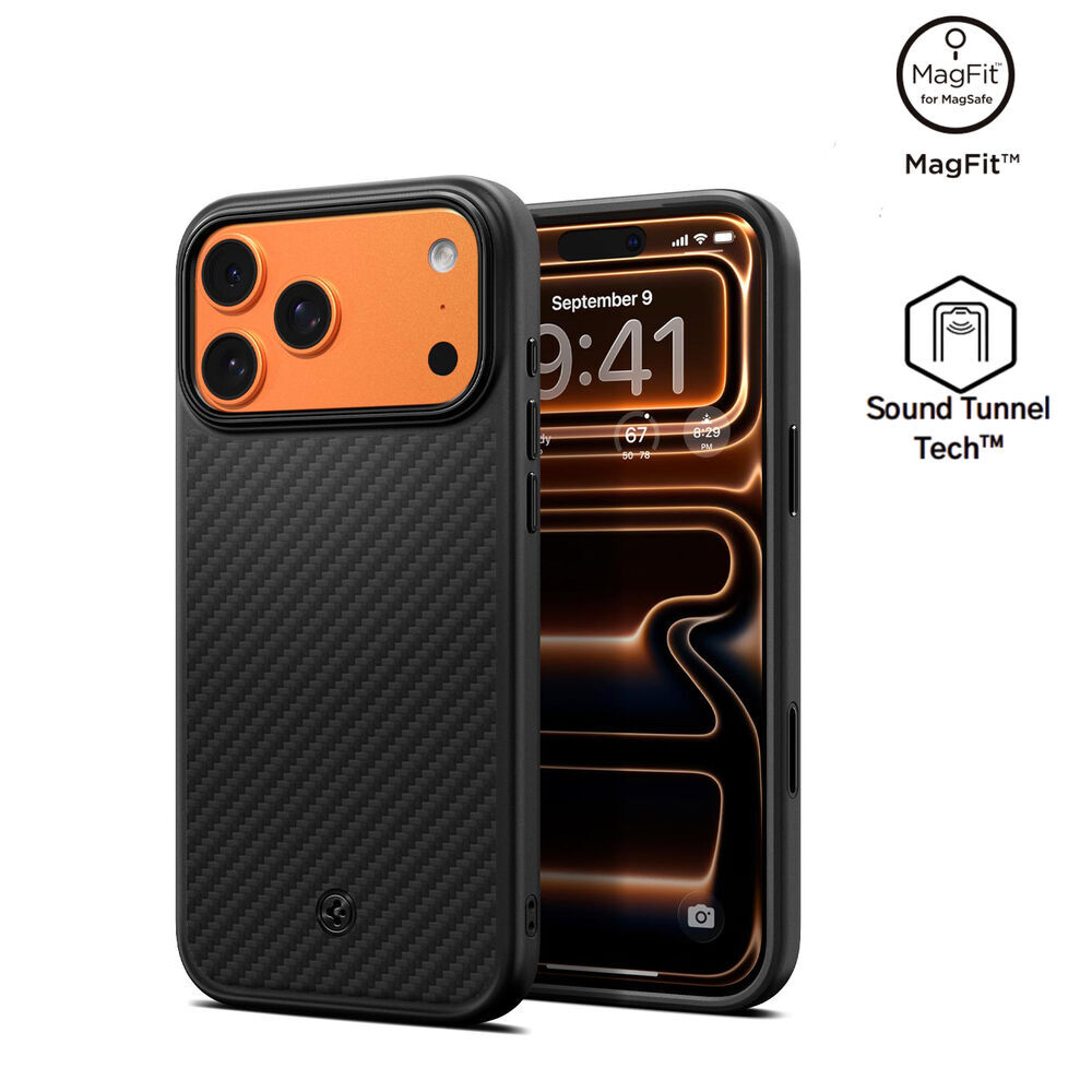 SPIGEN Enzo Aramid T Camera Control Button Cover (MagFit) MagSafe Compatible for iPhone 17 Pro Case