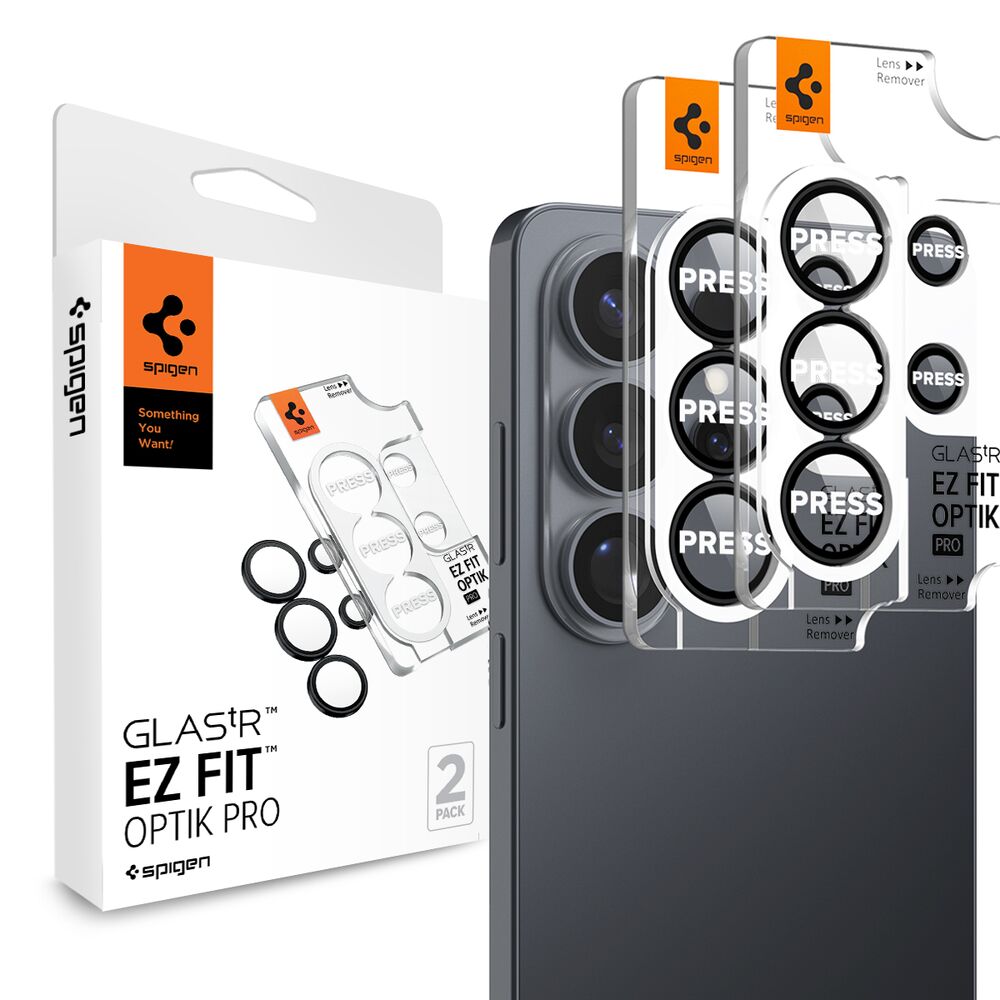 SPIGEN GLAS.tR EZ Fit Optik Pro 2PCS for Galaxy S26 Ultra Lens Protector