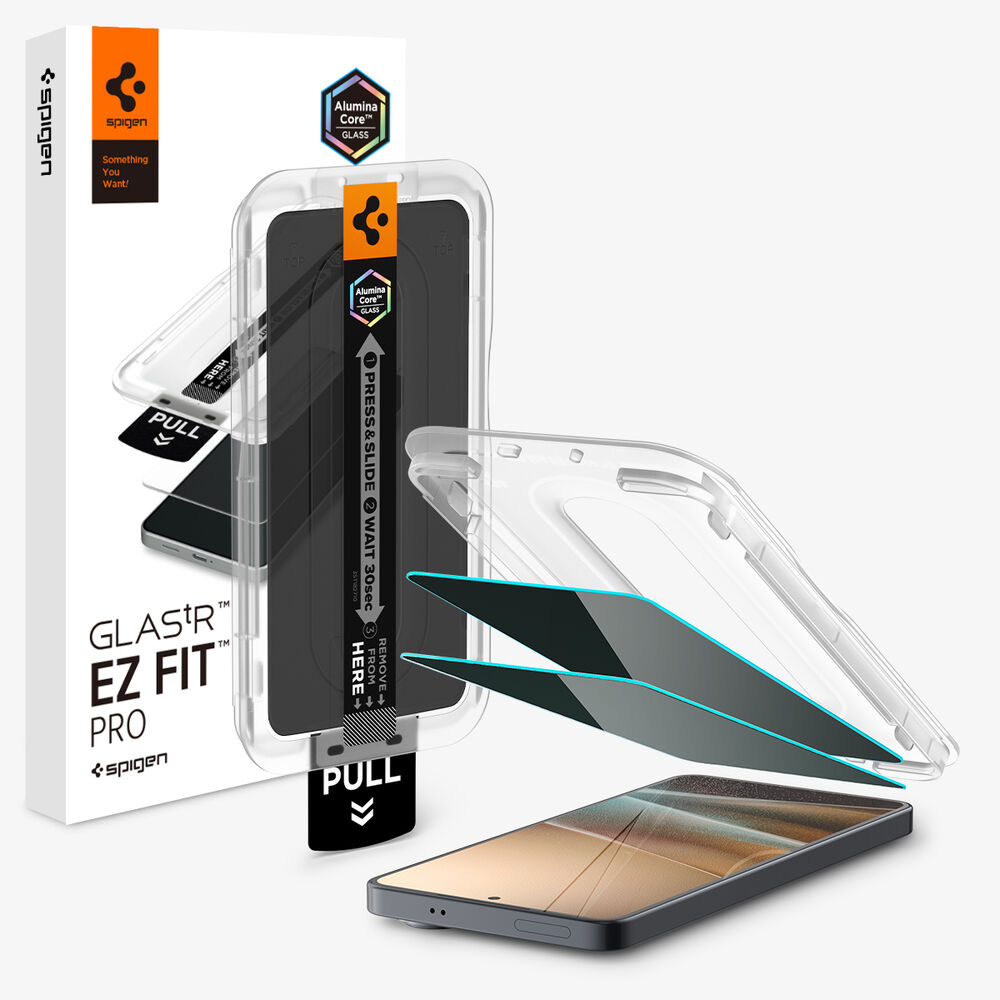 SPIGEN GLAS.tR EZ Fit Pro Privacy 2PCS for Galaxy S26 Plus Screen Protector