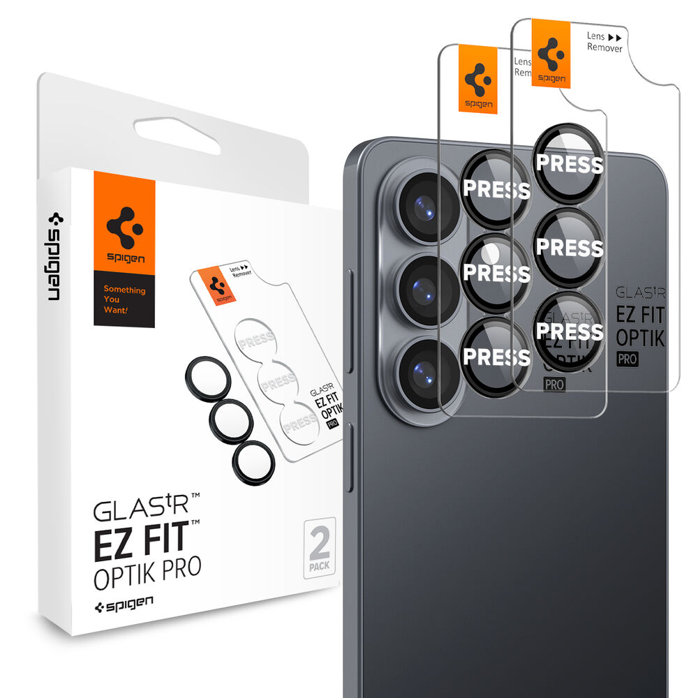 SPIGEN GLAS.tR EZ Fit Optik Pro 2PCS for Galaxy S26 Plus Lens Protector