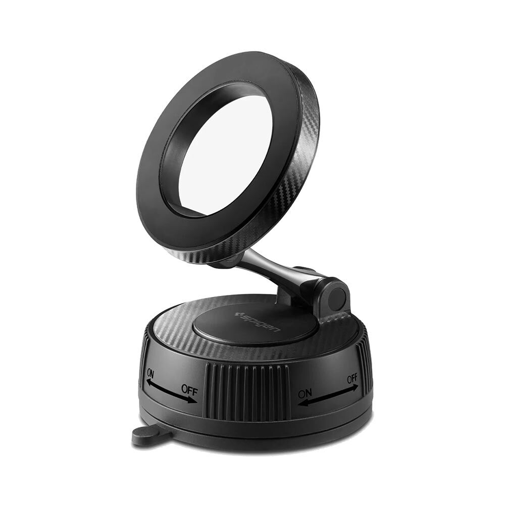 SPIGEN VacuumLock Dashboard / Windshield Car Mount (MagFit) MFT36 Magnetic MagSafe Compatible / Pixelsnap Phone Holder