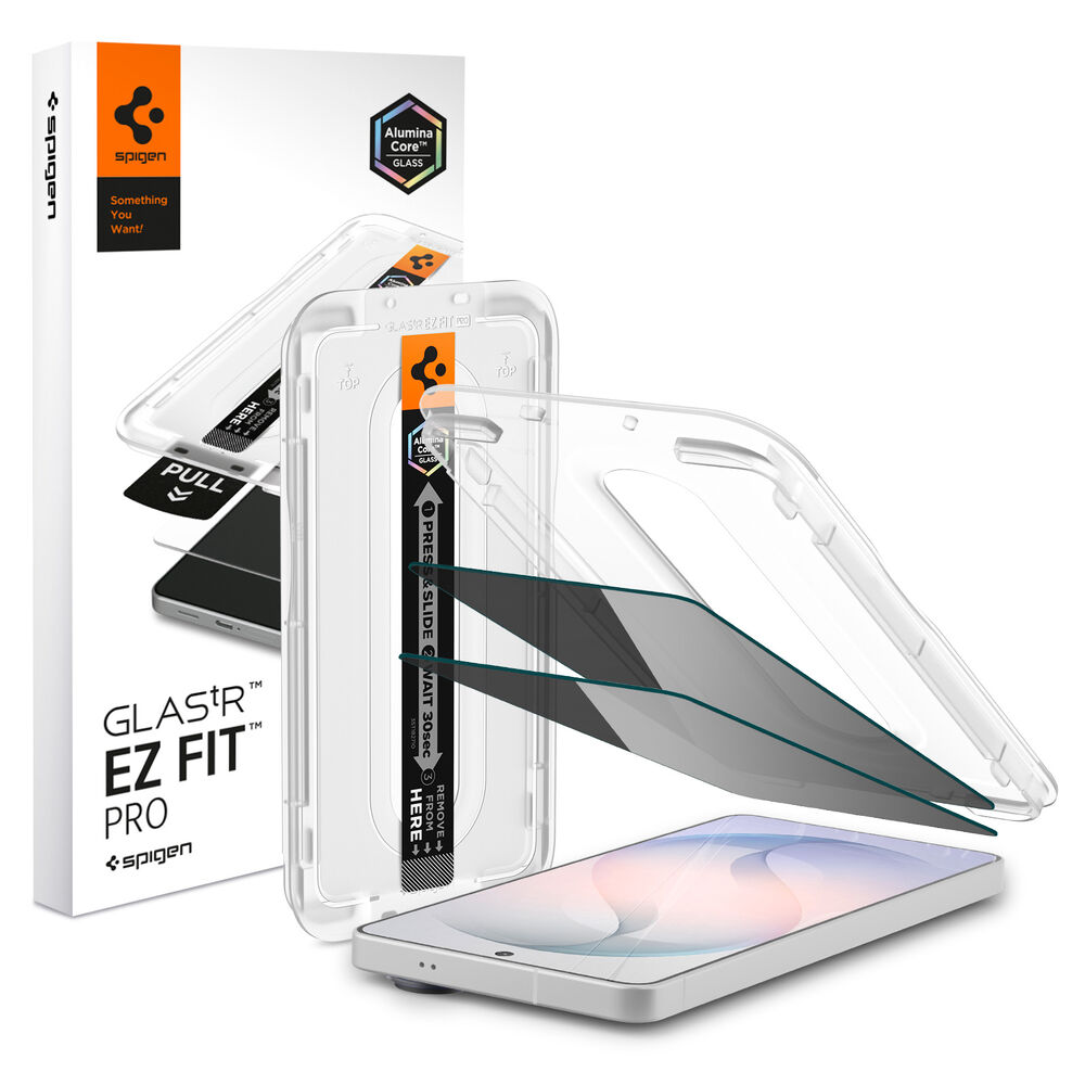 SPIGEN GLAS.tR EZ Fit Pro Anti Reflection 2PCS Glass for Galaxy S26 Screen Protector