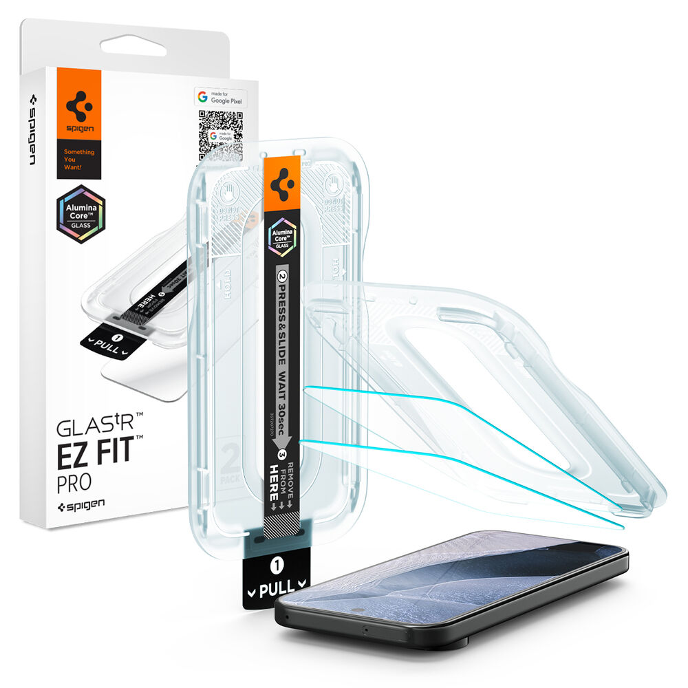 SPIGEN Glas.tR EZ Fit Pro 2PCS for Google Pixel 11 Pro XL Glass Screen Protector