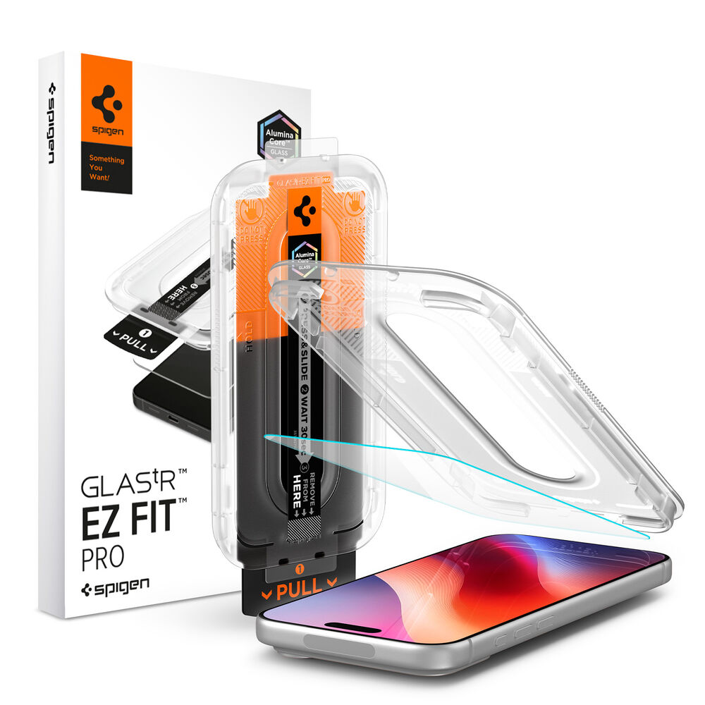 SPIGEN EZ Fit Pro Glass for iPhone 18 Pro/ 17/ 17 Pro/ 16 Pro Screen Protector