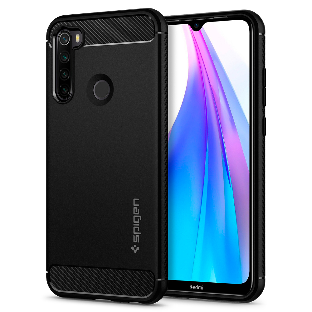 Xiaomi Redmi Note 8T Case Genuine SPIGEN Rugged Armor Resilient Ultra Soft Cover
