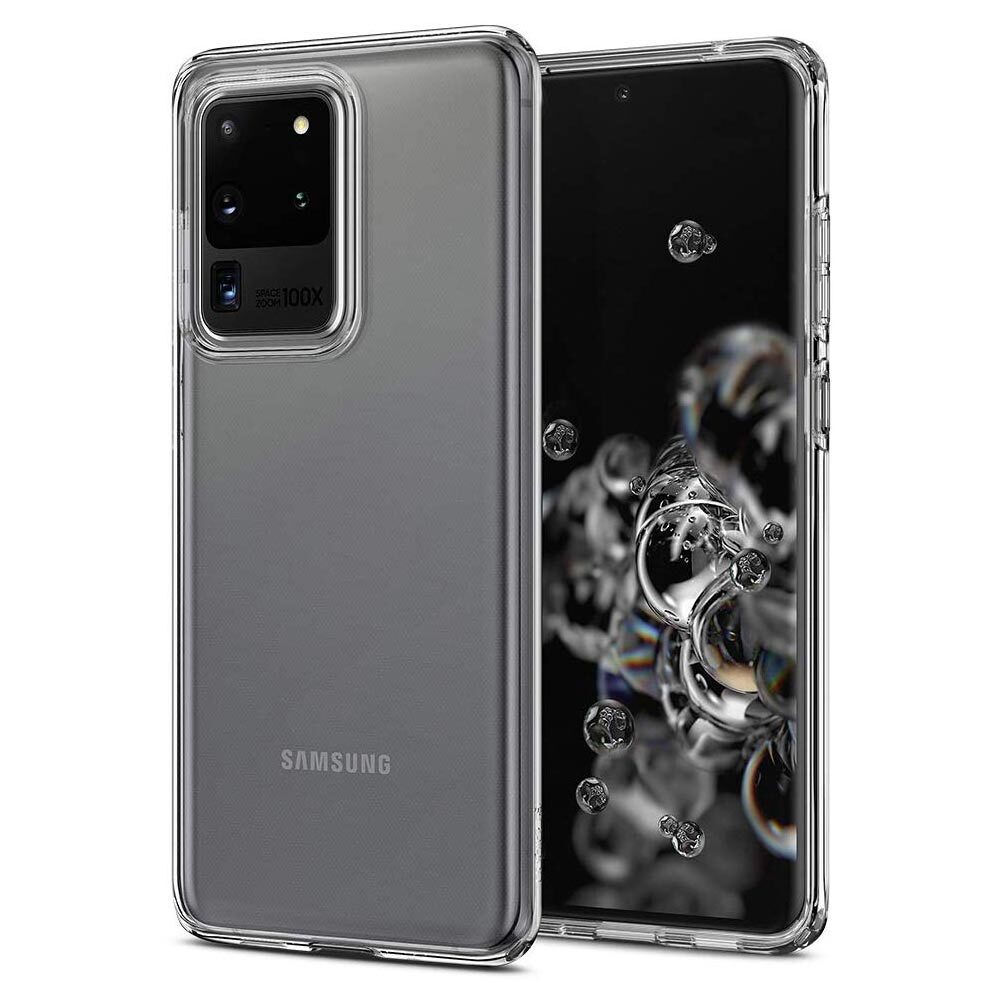 Galaxy S20 Ultra 5G Case, Genuine SPIGEN Liquid Crystal Exact Fit Slim Soft Cover for Samsung