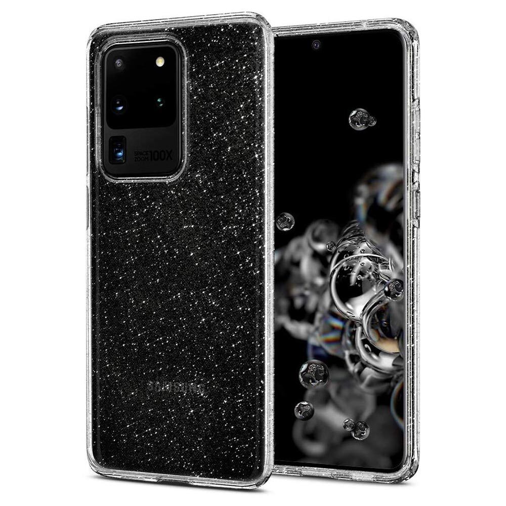 Galaxy S20 Ultra 5G Case, Genuine SPIGEN Liquid Crystal Glitter Slim Soft Cover for Samsung