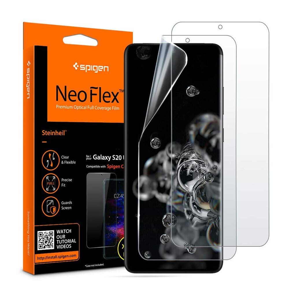 Galaxy S20 Ultra 5G Screen Protector, Genuine SPIGEN Neo Flex HD Clear Film for Samsung 2PCS/PACK