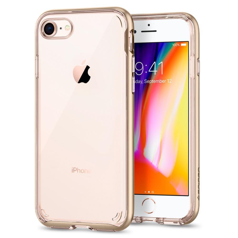 Genuine SPIGEN Neo Hybrid Crystal 2 Dual Layer Clear Bumper Cover for Apple iPhone SE 2020 Case