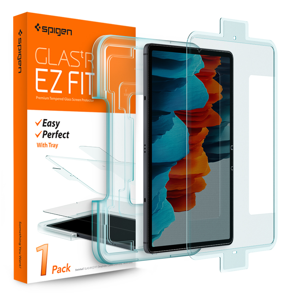 Genuine SPIGEN Glas.tR EZ Fit Tempered Glass for Samsung Galaxy Tab S8 / S7 / Tab S7 5G 11.0 Glass Screen Protector 1 Pc/Pack