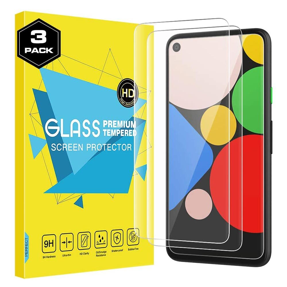 Genuine MOKO 9H Ultra Clear Tempered Glass Screen Protector for Google Pixel 4a 3PCS