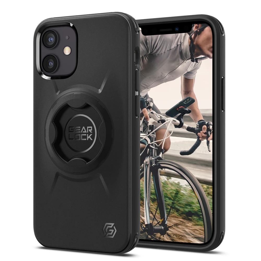 Genuine Spigen Gearlock GCF133 Tough Bike Mount Cover for Apple iPhone 12 mini Case