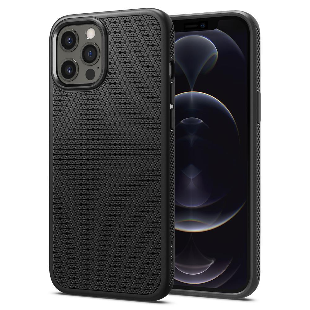 Genuine SPIGEN Liquid Air Soft TPU Armor Slim Cover for Apple iPhone 12 Pro Max (6.7-inch) Case