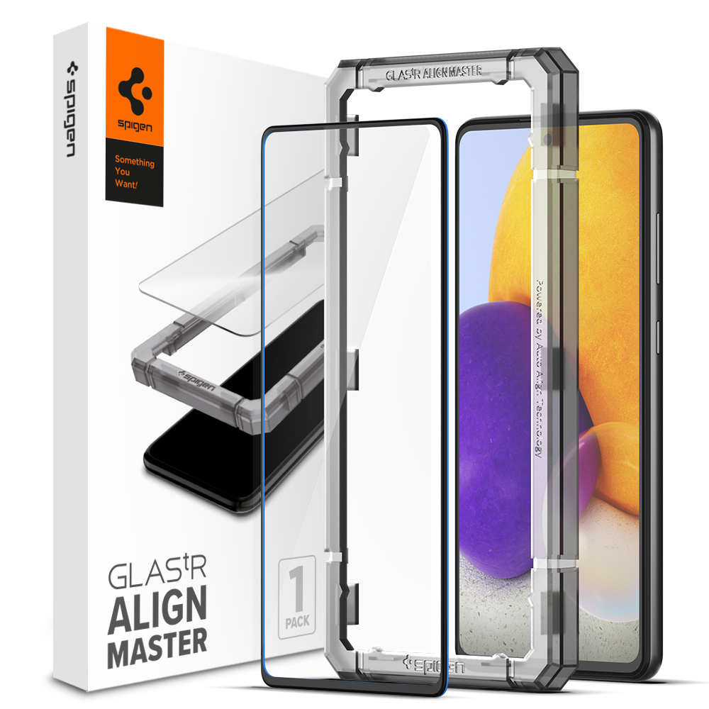 SPIGEN AlignMaster Full Cover Glass Screen Protector for Galaxy A72