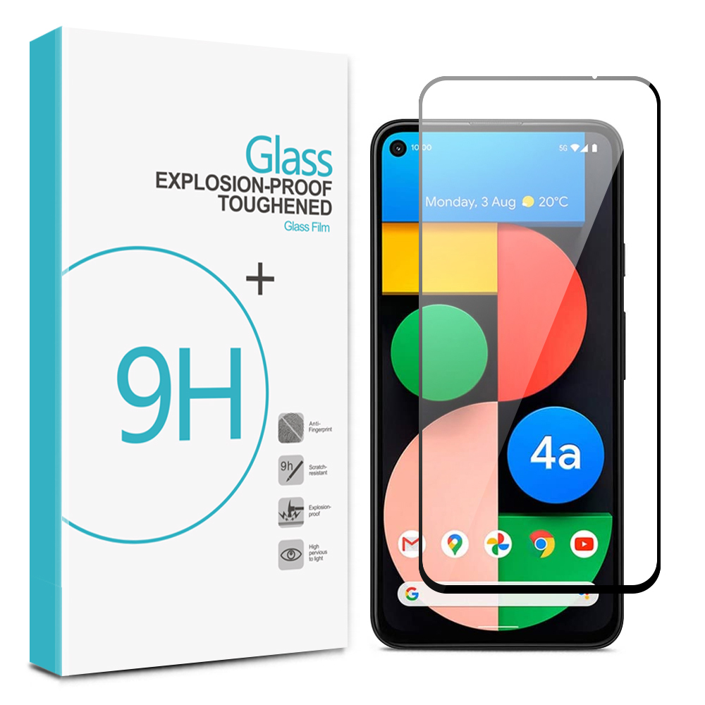 Full Cover Tempered Glass Screen Protector for Google Pixel 4a 5G