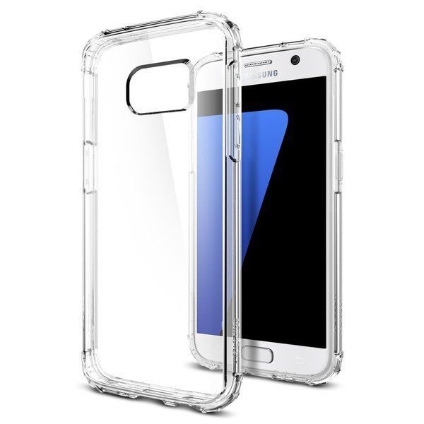 Galaxy S7 Case,Genuine SPIGEN Crystal Shell Engineered Bumper Cover for Samsung