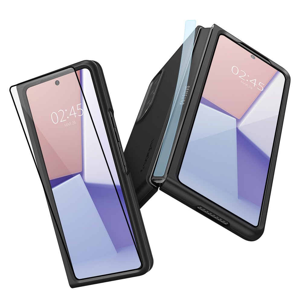 SPIGEN GLAS.tR Full Cover Front Glass Screen Protector + Hinge Film for Galaxy Z Fold 3