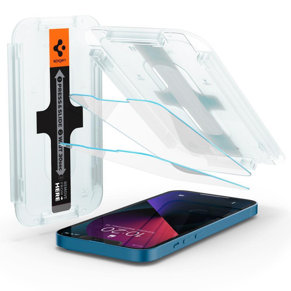 SPIGEN GLAS.tR EZ Fit 2PCS Glass Screen Protector for iPhone 13 mini (5.4-inch)