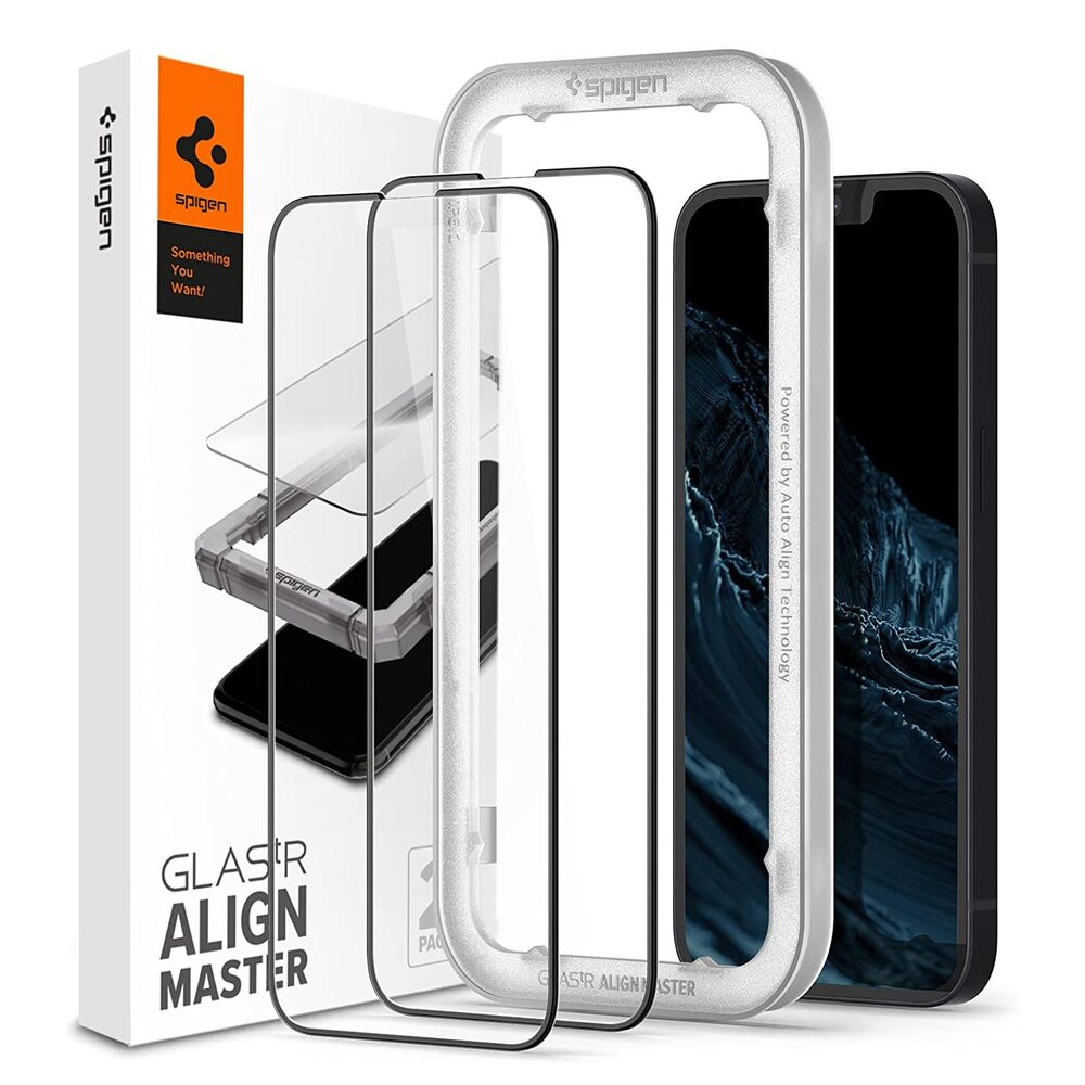 SPIGEN AlignMaster Full Cover 2PCS Glass Screen Protector for iPhone 13 mini (5.4-inch)