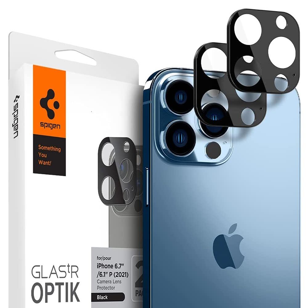 SPIGEN GLAS.tR Optik Lens Screen Protector 2PCS for iPhone 13 Pro / 13 Pro Max