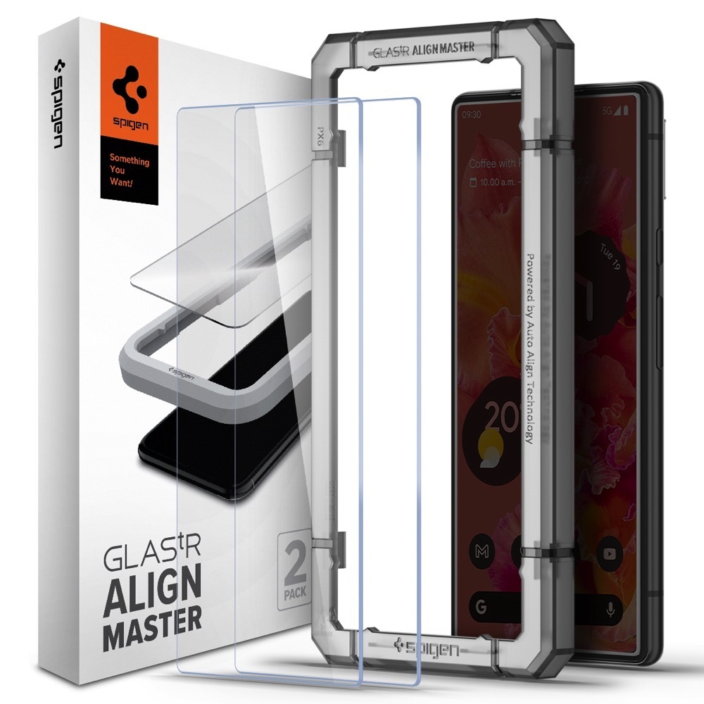 SPIGEN GLAS.tR AlignMaster 2PCS Glass Screen Protector for Google Pixel 6