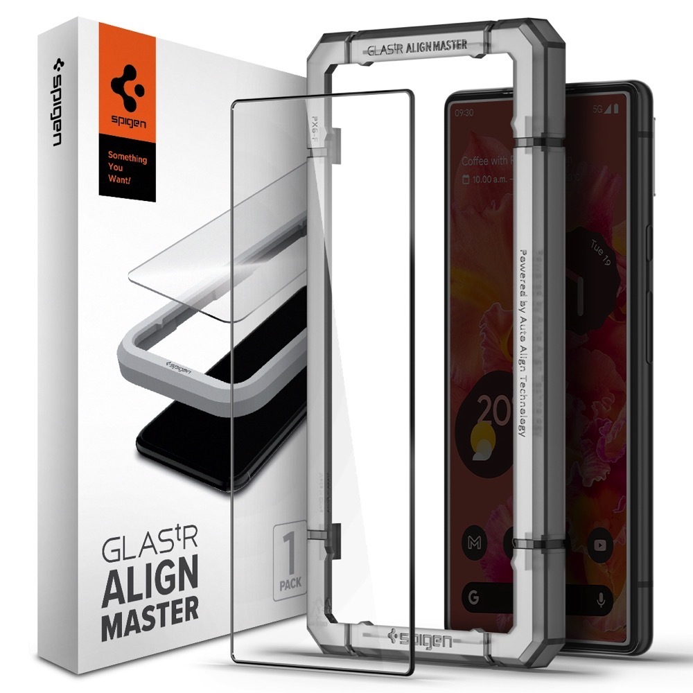 SPIGEN GLAS.tR AlignMaster Full Cover Glass Screen Protector for Google Pixel 6