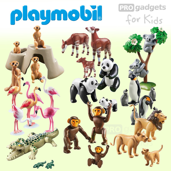 Genuine PLAYMOBIL Toy, Wild Zoo Animals Family Range Selection For Age 4+ eBay