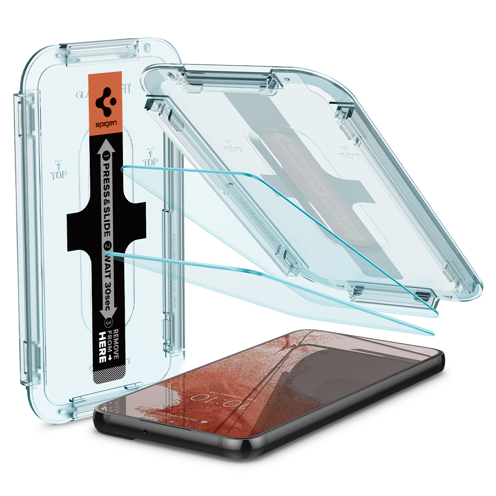 SPIGEN GLAS.tR EZ Fit Slim 2PCS Glass Screen Protector for Galaxy S22