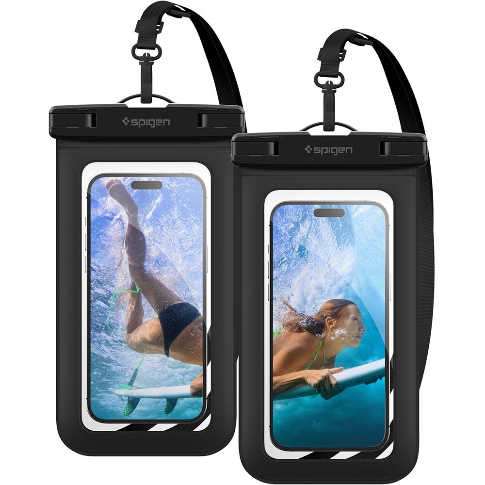 SPIGEN AquaShield A601 for Universal Waterproof Phone Pouch Case 2PCS