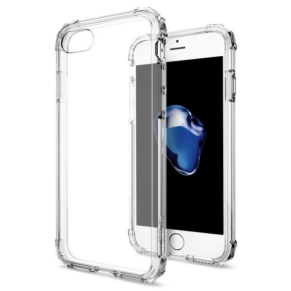 iPhone 7 Case, Genuine SPIGEN CRYSTAL SHELL BUMPER Hard Cover for Apple