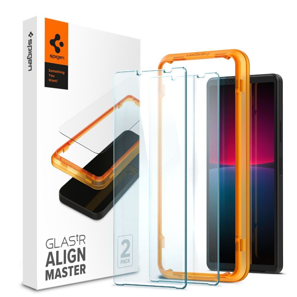 SPIGEN GLAS.tR AlignMaster 2PCS Glass Screen Protector Sony Xperia 10 IV