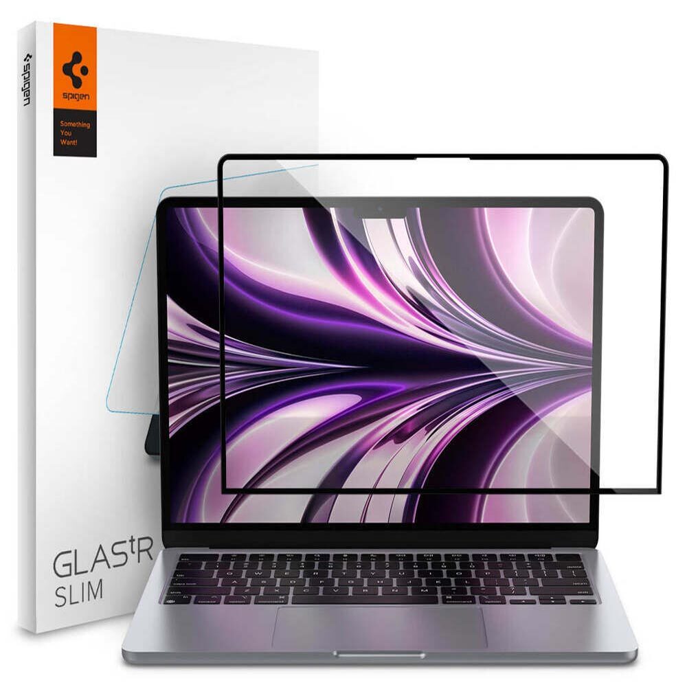 SPIGEN GLAS.tR Slim Glass Screen Protector for MacBook Air 13-inch M3 2024/ M2 2022
