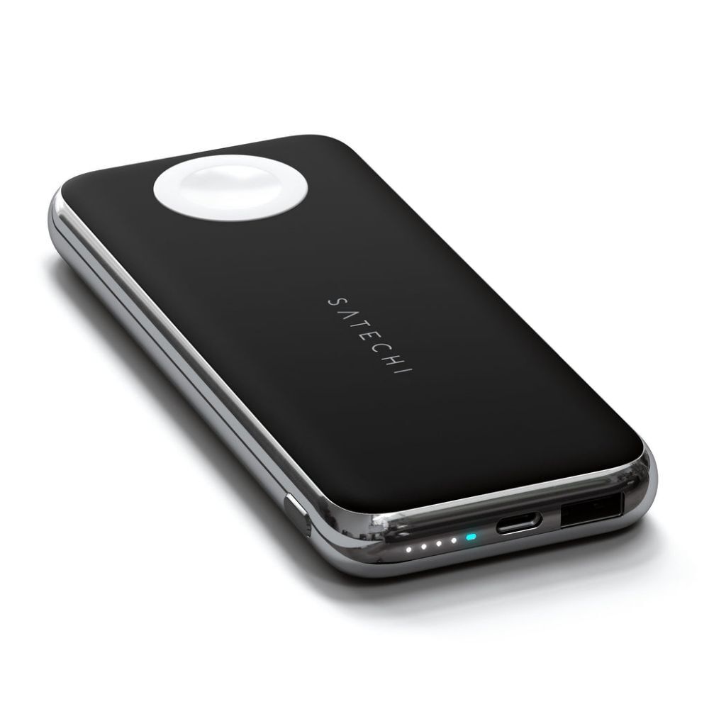 Satechi Quatro 10000mAh Wireless Power Bank w Built-in Apple Watch Charger