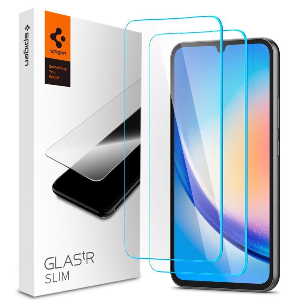 SPIGEN Glas.tR Slim 2PCS Glass Screen Protector for Galaxy A34 5G