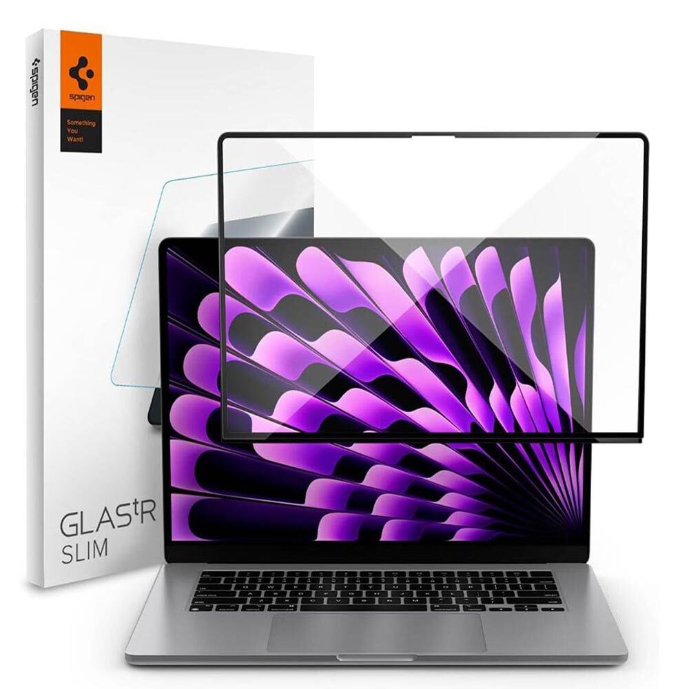 SPIGEN GLAS.tR Slim Glass for MacBook Air 15-inch M4/M3/M2 (2025/2024/2023) Screen Protector