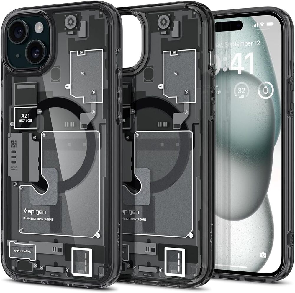 SPIGEN Ultra Hybrid Zero One (MagFit) MagSafe Compatible Case for iPhone 15 Plus