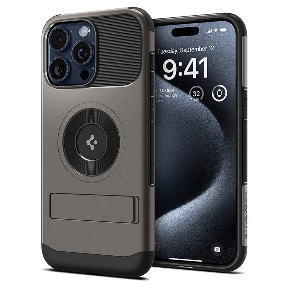 SPIGEN Slim Armor (MagFit) MagSafe Compatible Case for iPhone 15 Pro Max