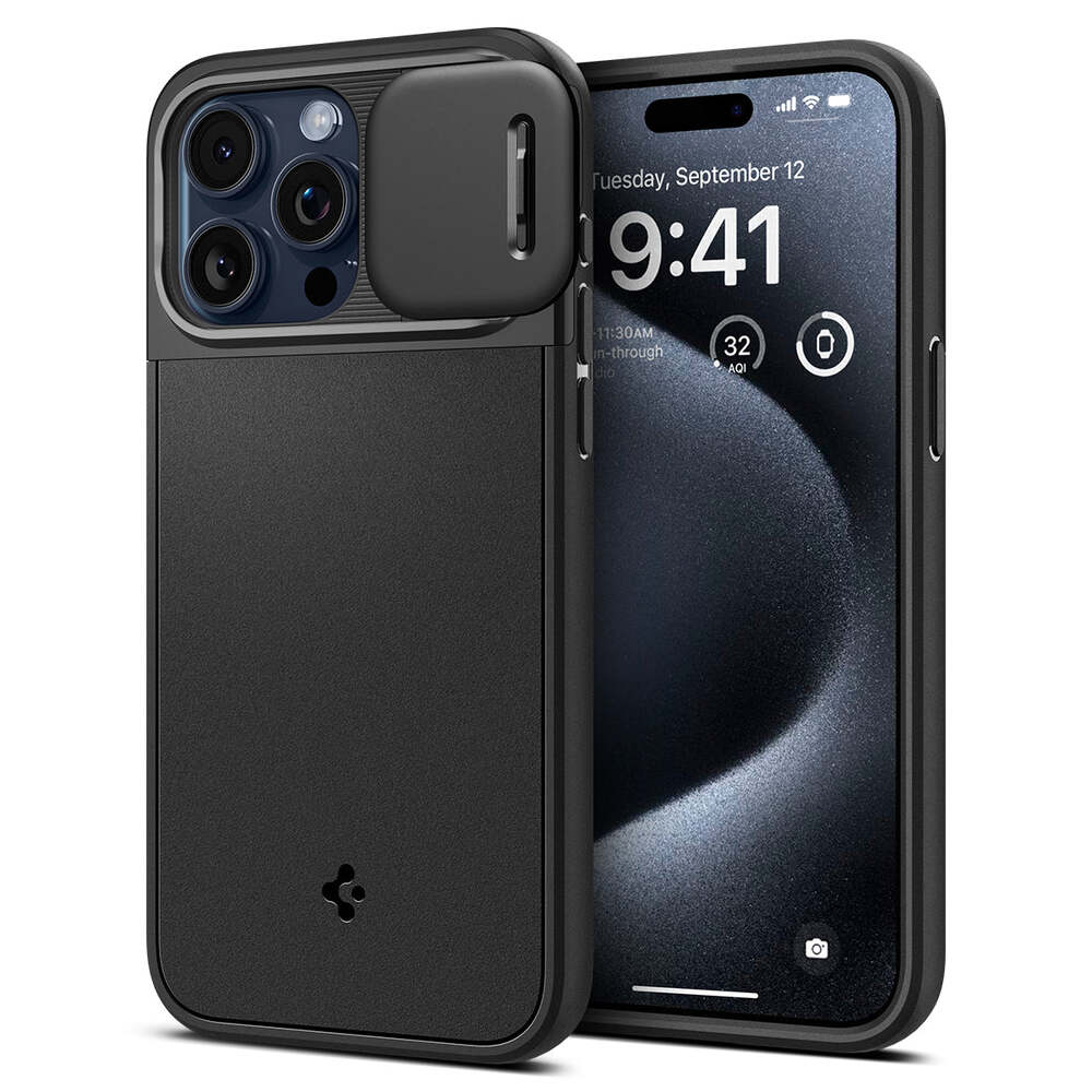 SPIGEN Optik Armor (MagFit) MagSafe Compatible Case for iPhone 15 Pro Max
