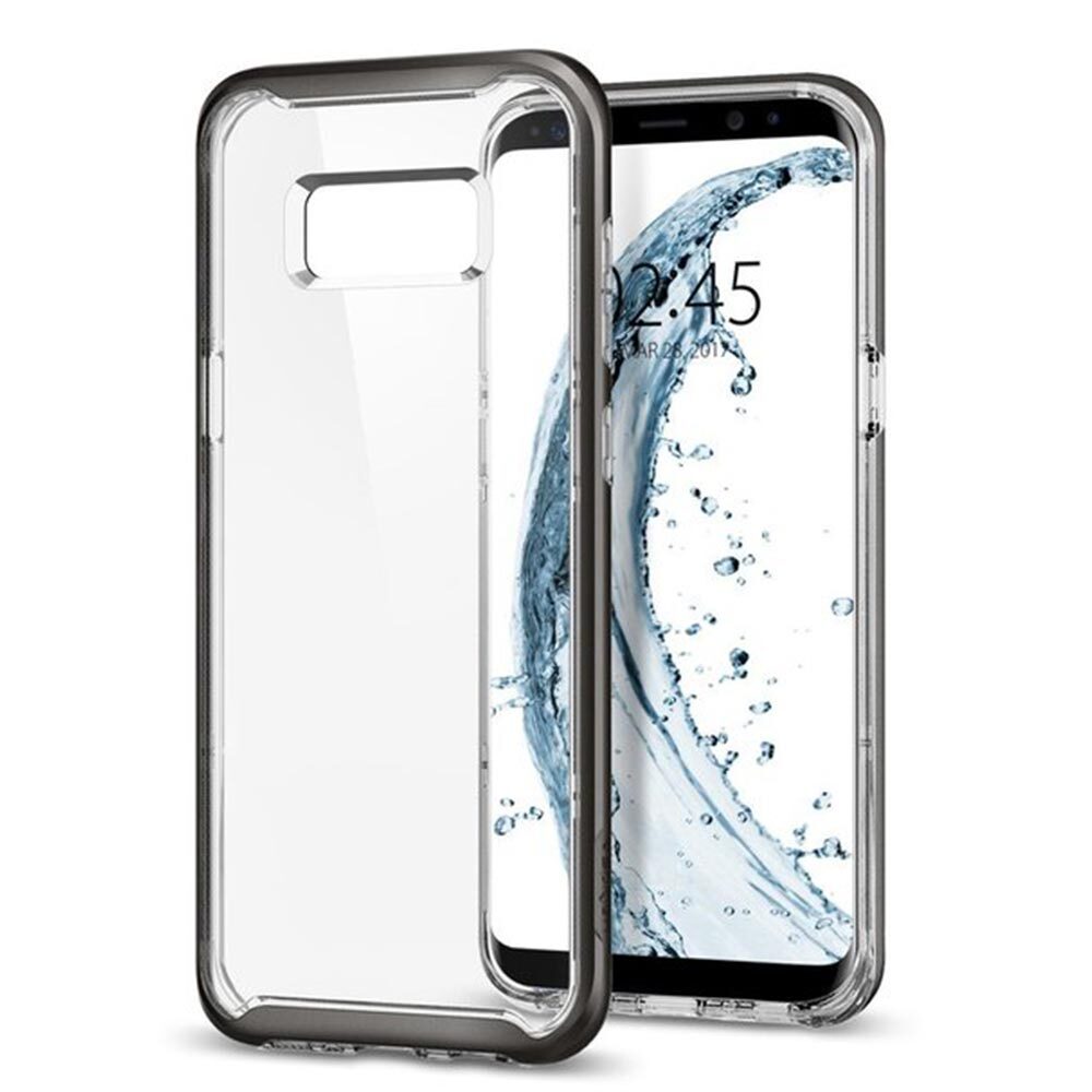Galaxy S8 Plus case, Genuine SPIGEN Dual Layer Neo Hybrid Crystal Bumper Cover