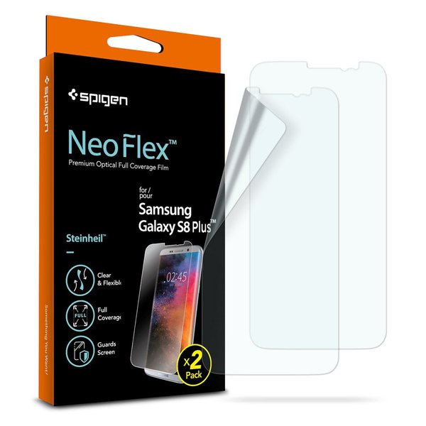 Galaxy S8 Plus Screen Protector, Genuine SPIGEN Neo Flex Film 2PCS PER PACK