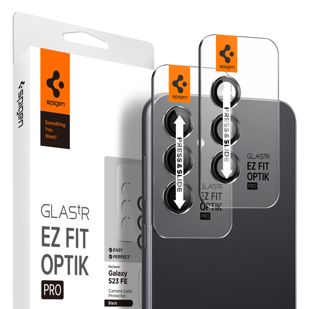 SPIGEN Glas.tR EZ Fit Optik Pro 2PCS Glass Lens Protector for Samsung Galaxy S23 FE