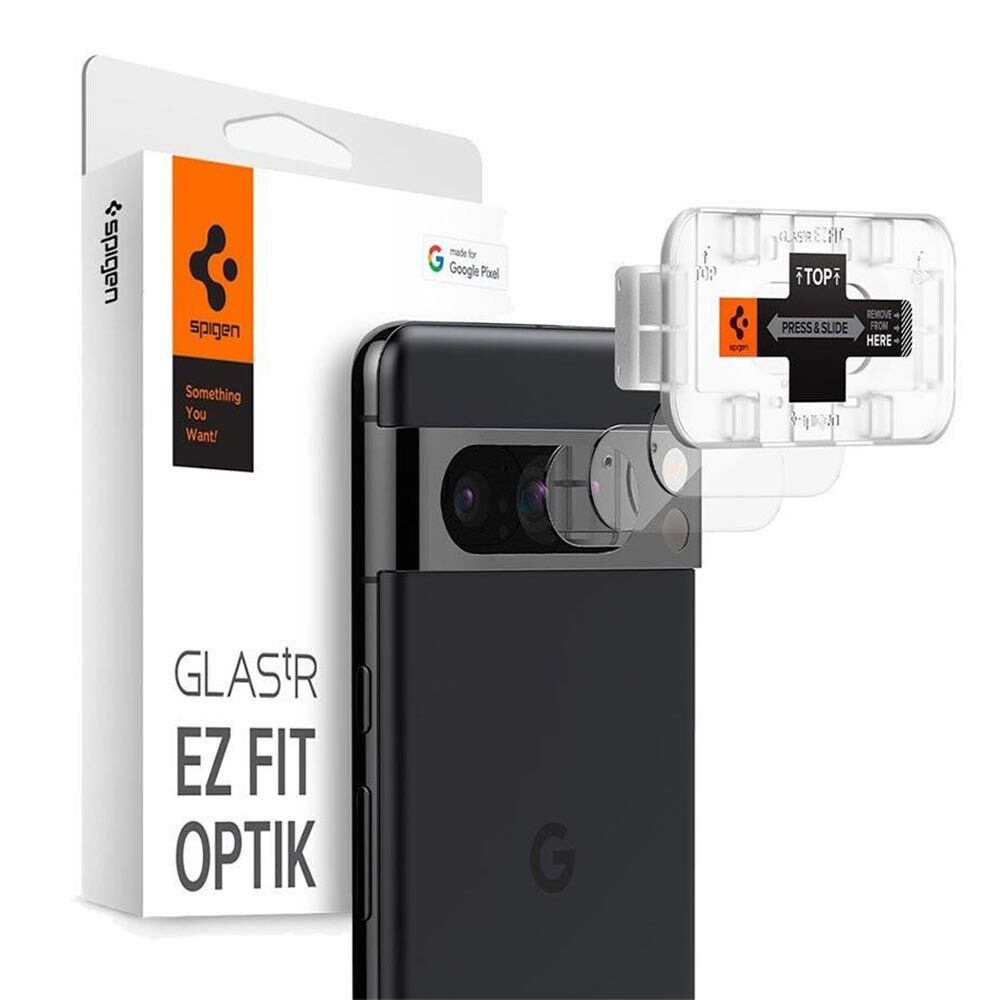 SPIGEN Glas.tR EZ Fit Optik 2PCS Glass Lens Protector for Google Pixel 8 Pro