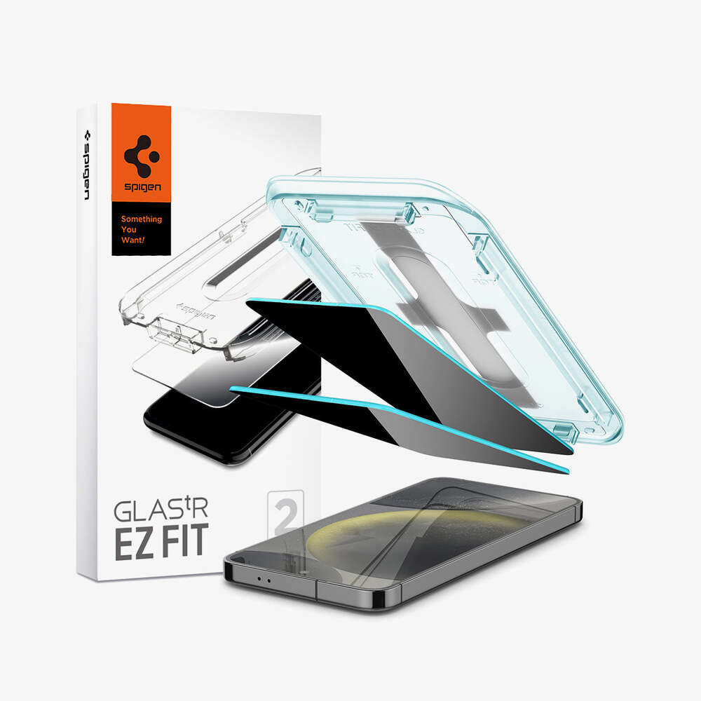 SPIGEN Glas.tR EZ Fit Privacy 2 Pcs Glass Screen Protector for Galaxy S24
